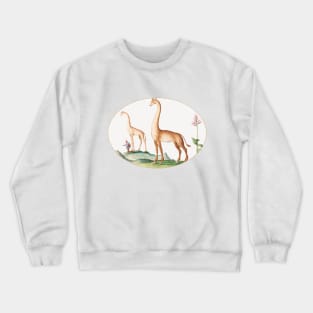 Two Giraffes with an Attendant (1575–1580) Crewneck Sweatshirt